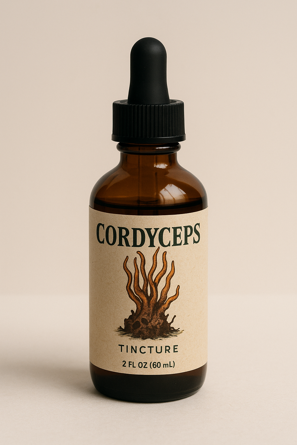 Cordyceps Tincture Bottle